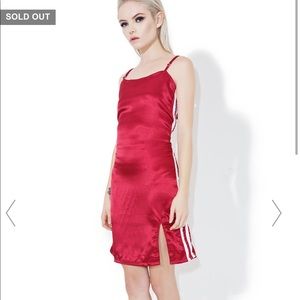Sporty silk-like slip dress (Brand: O Mighty)